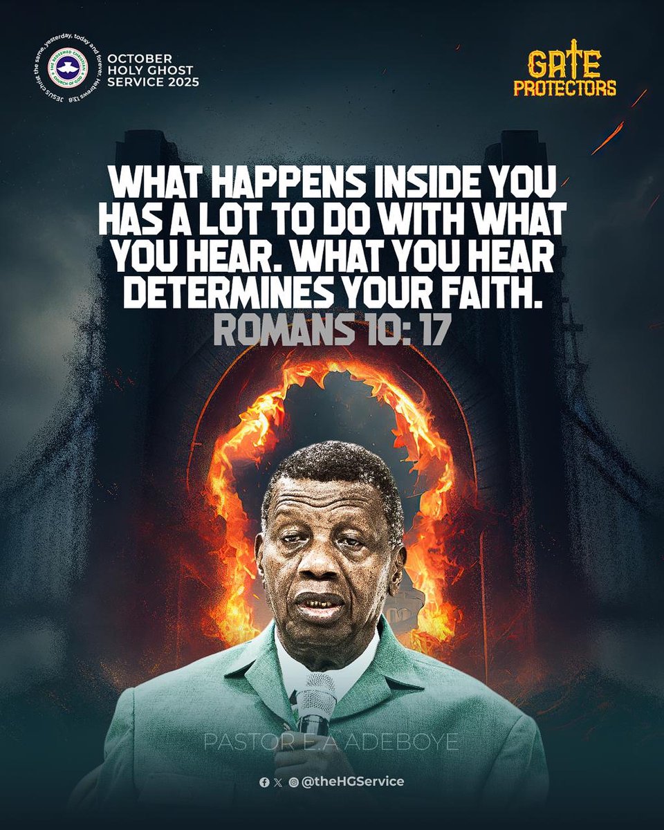 redemption_tm's tweet photo. Excerpts from Pastor E.A Adeboye sermon
October Holy Ghost Service 2025
#GateProtectors https://t.co/gJxLkInaVY