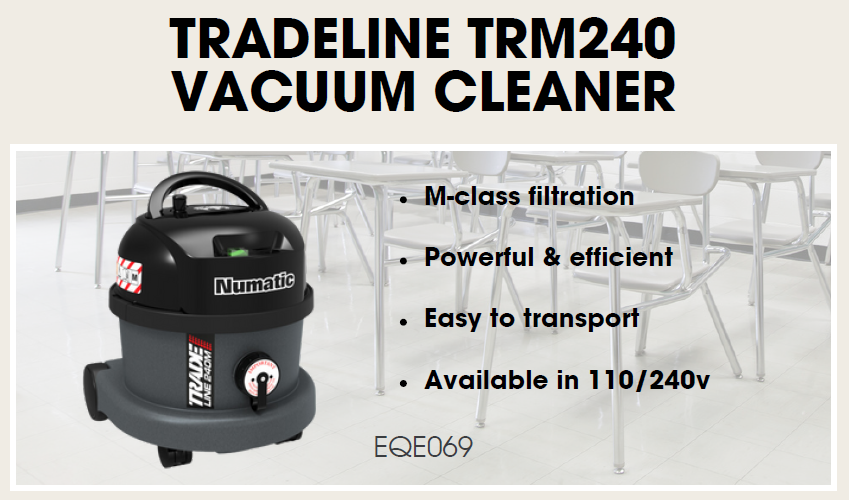 icphygiene's tweet image. Tough jobs need tough gear. The TradeLine TRM240 delivers durable, powerful M-Class dust control.

📩 Get in touch for more info: 📞 01234 843666
 ✉sales@icphygiene.co.uk

#TRM240 #DustControl #SiteSafety #MClass