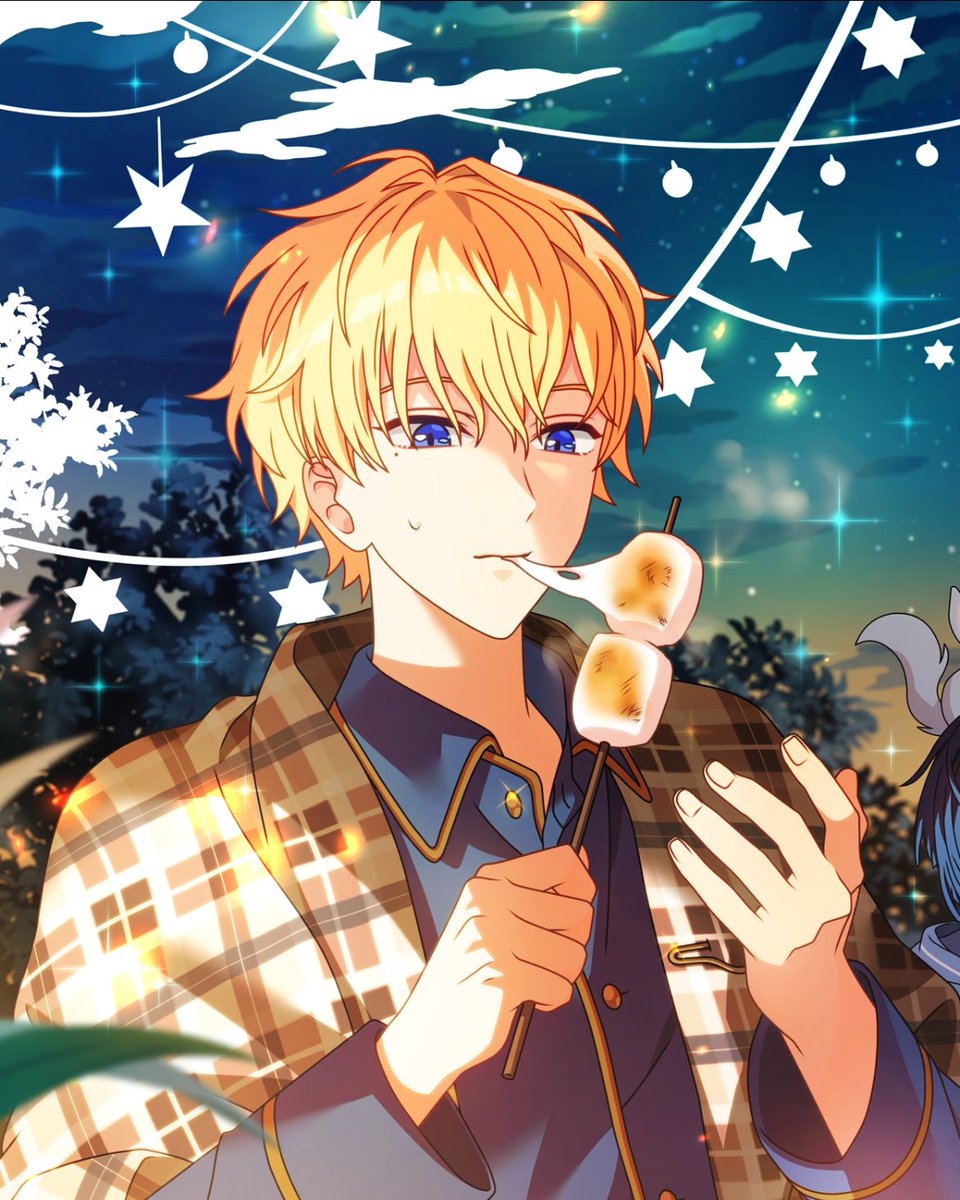 フルカードイラスト 《魔法使いパーティ》SSR 【今夜は温もりを分けて