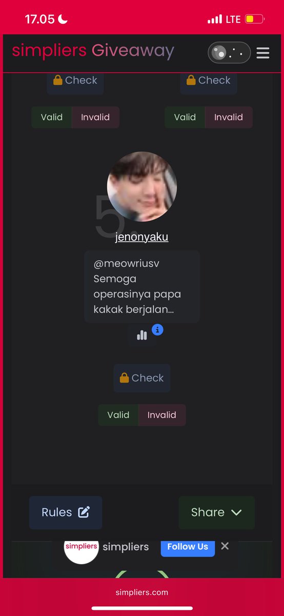meowriusv's tweet photo. maaf baru sempet undi, thank you semua nya utk doa nyaa semoga papa aku bsk bisa lancar dan sehat yaa maaf ga bisa bales satu satu🙏🥹 
utk 5 org ini bisa dm ke aku thankyouu @kailometer @cechaangiya @scorpioogirl9 @meblued @jenonyaku https://t.co/sfjTT3jQbK