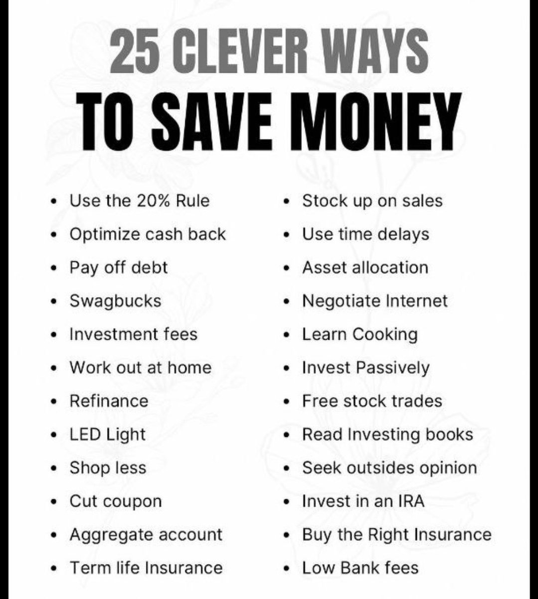minds_eminent's tweet photo. 25 CLEVER WAYS TO SAVE MONEY https://t.co/Kd61ojPSjX