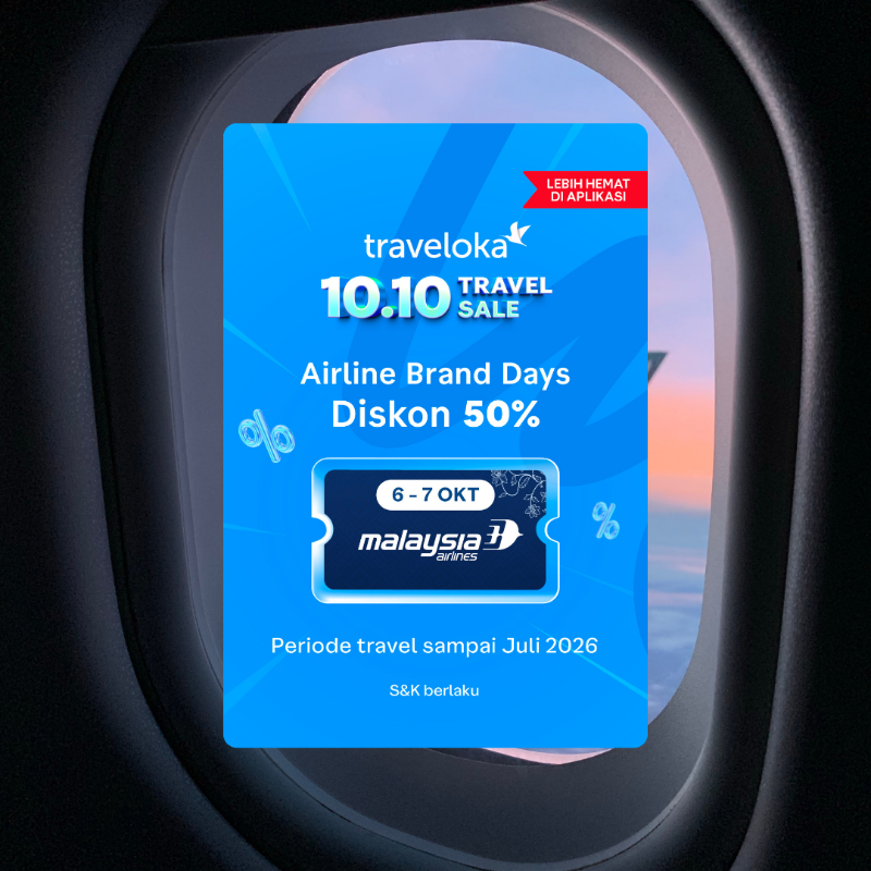 traveloka's tweet photo. Temen masih mikir mau liburan ke mana..

Aku udah dapet tiket PP ke Kuala Lumpur diskon 50% naik Malaysia Airlines 😎

Thanks to Traveloka 10.10 Travel Sale~