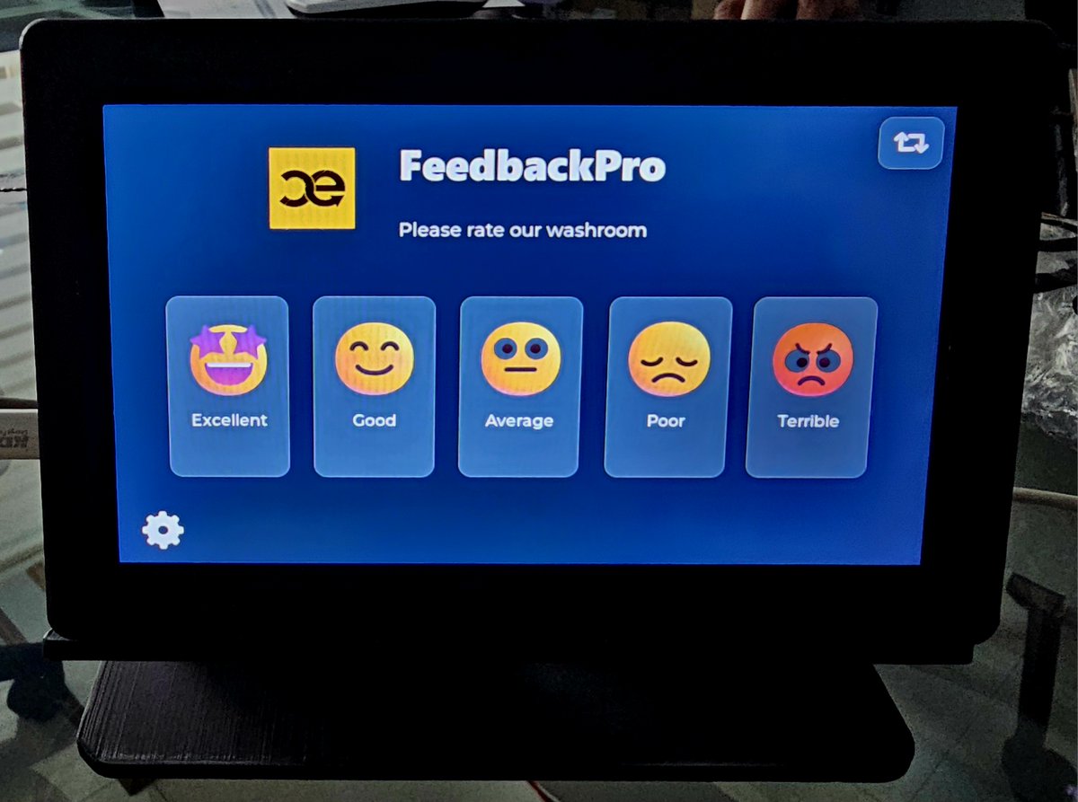Our #HMI #display can be used for Customer Feedback Panel for washrooms at public places, restaurants, hotels, etc.

Data will be sent to cloud via Wi-Fi / 4G Connectivity

We will develop complete UI and business logic for you at no extra cost.

capuf.in/hmi-display-wi…