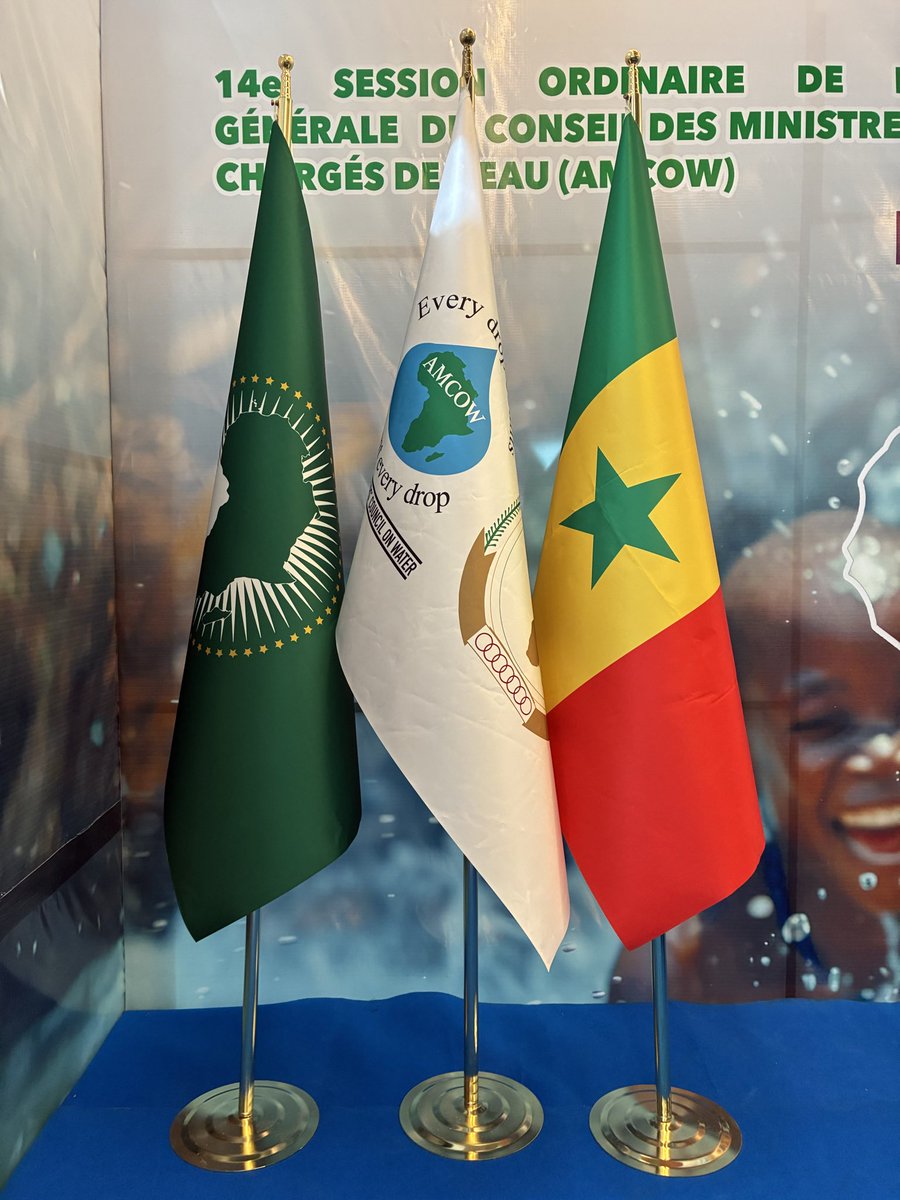 amcowafrica's tweet image. From Vision to Action 💧 Ministers at the 14th #AMCOW GA adopt the #AfricaWaterVision2063andPolicy and agree on next steps: new plans, groundwater programme, financing, AU Summit mobilisation. 🌍

👉 Full communiqué: amcow-online.org/14th-amcow-gov…

#Agenda2063 #WaterSecurity @Mha_Gouv