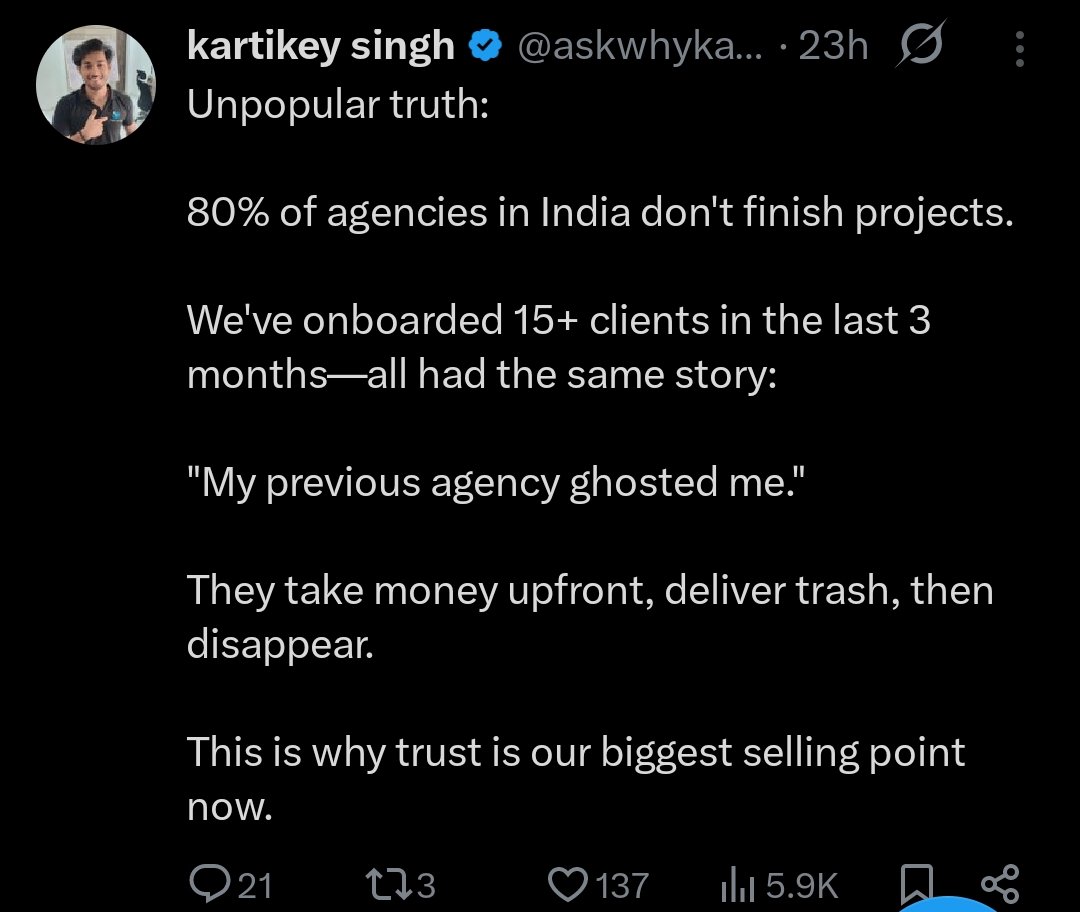 Abhishek Nair tweet media