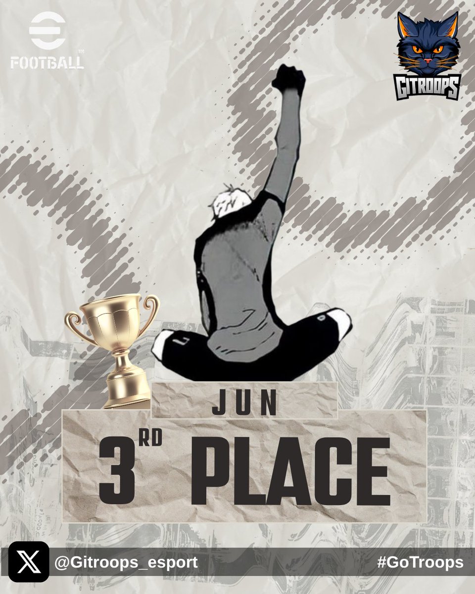 Gitroops_esport's tweet image. Alhamdulillah, juara ke-3! 
Terima kasih atas kerja kerasnya. terus berjuang lebih baik di kesempatan berikutnya !!! 😼

#GoTroops 
#5parksOfHarmony