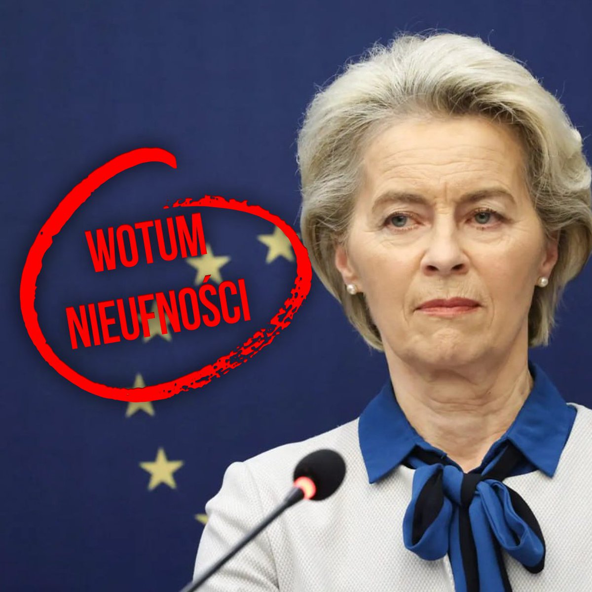 Będzie gorąco❗Już w czwartek w Parlamencie Europejskim wjeżdżają aż dwa wnioski o wotum nieufności wobec Ursuli von der Leyen i będziemy głosować nad jej odwołaniem❗

Jeden wniosek należy do grupy Patriotów, a drugi do... Lewicy, która zarzuca całej Komisji Europejskiej