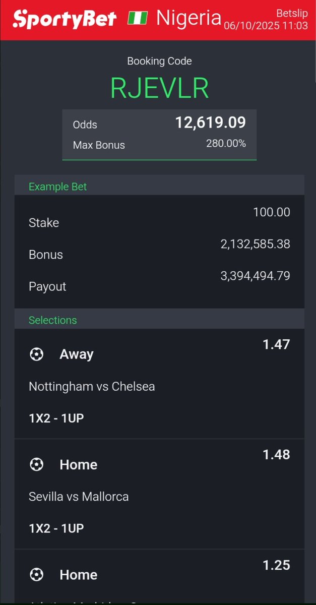 Liam_0226's tweet photo. 1up 2up Longshot 

Drop your best edit👇🏾

EDITS HAS BEEN DROPPED HERE ➡️ https://t.co/SHJWTIXTgO

@jingotips  @Alex_brown2 @jaredadcrypto  @Ade_doxxa  @Mr_Ktips @greatestalli @ConfamTips @winwithjayjay @Julius_Chinwe @jeffre__ https://t.co/rbk8RtOExU