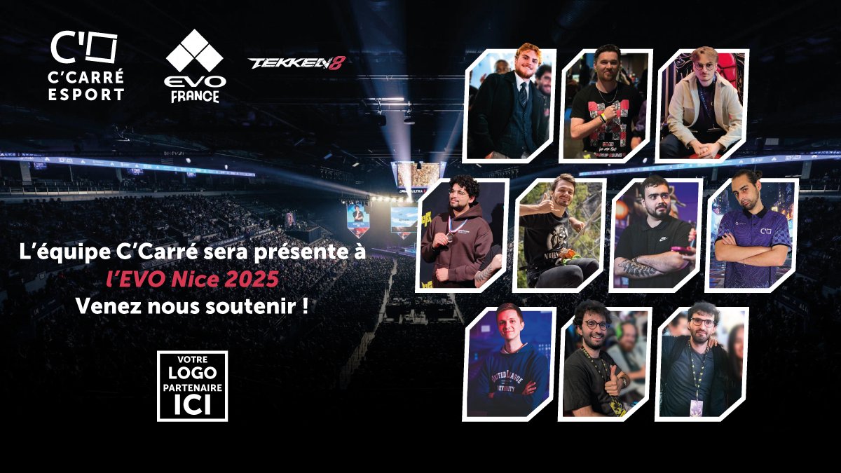 Direction EVO Nice 2025 pour C’Carré Esport !
On arrive prêts à en découdre !
<a href="/Evo_France/">Evo France</a>