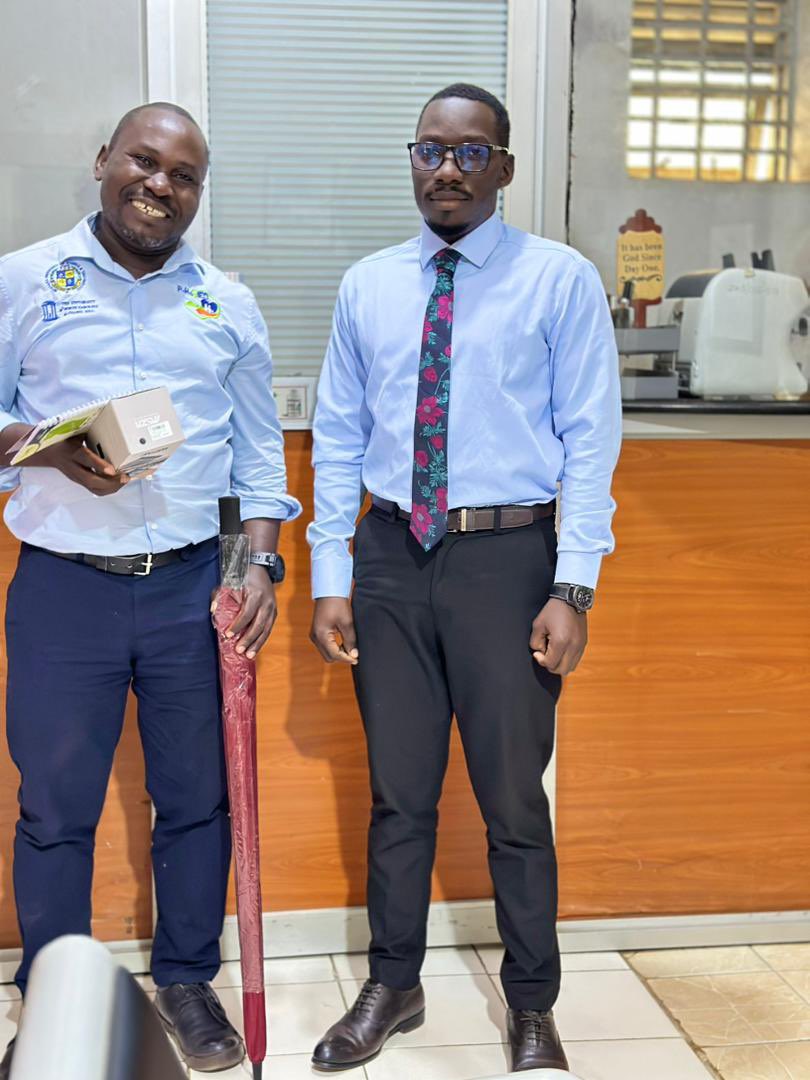JMSUganda's tweet photo. It’s Customer Service Week at JMS! We celebrate YOU – our customers who inspire us to deliver excellence every day. Thank you for being at the heart of our journey. #JMSCares #CustomerServiceWeek

 Inset: Mr Baguma Emmanuel (smiling) a happy customer from Kasese MUST-UNC Phealed Research collaboration after making his purchase and receiving a token of appreciation.