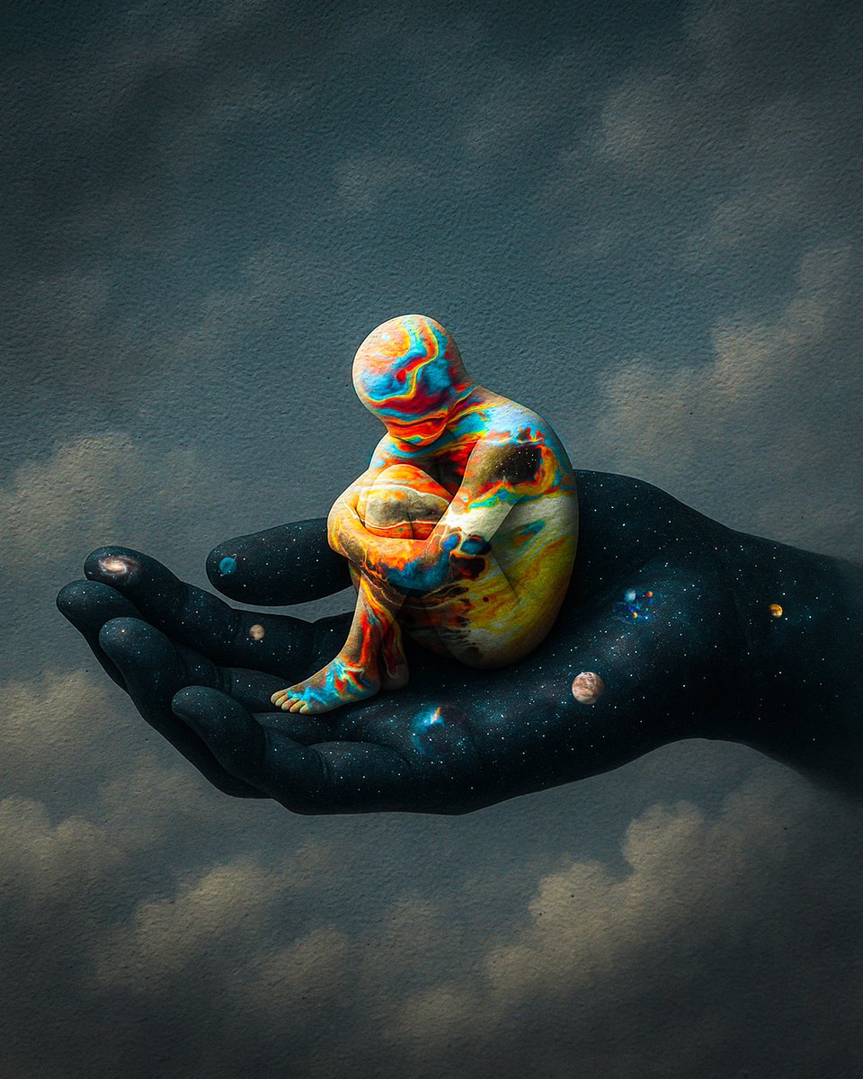 Aust_gi's tweet photo. GM my fam💜🕉️

I was held by the universe,
yet I thought I was alone…✨

▫️ In the Infinite Embrace 
▫️#OE▫️3 #xtz 

on @objktcom 
https://t.co/J6DAyDWA1r https://t.co/FBMZzsIrnn