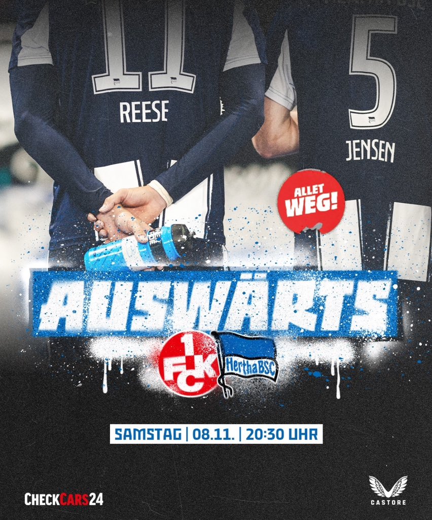 Unser Gästekontingent für das Auswärtsspiel in Kaiserslautern ist komplett vergriffen. Danke für eure Unterstützung! 💙🤍

#HaHoHe