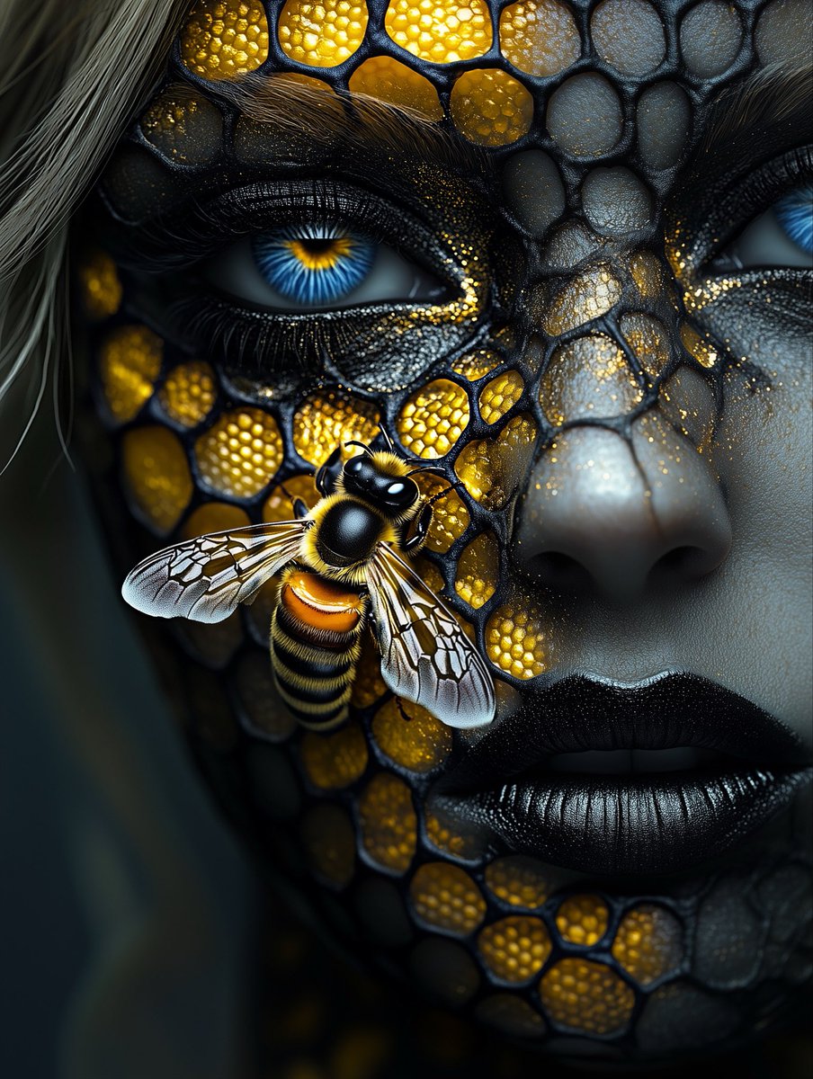 EmCeeDesigns's tweet image. QT your Bee Art