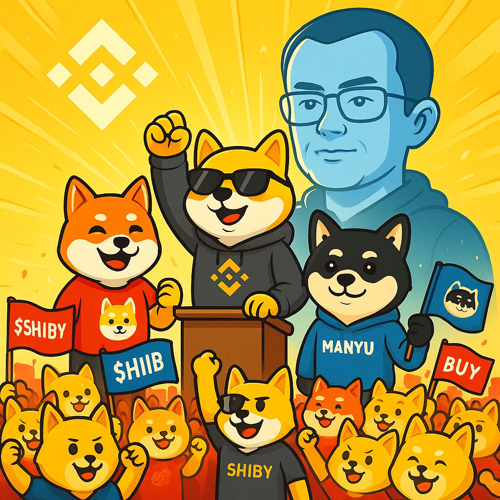 Ozenx37's tweet photo. ๐ The Shiby Army is unstoppable!
United with our friends $SHIB and $MANYU, guided by the vision of Binance, weโre building something BIG.
๐ฅ Our community isnโt just active โ itโs ULTRA active.
We donโt watch the market...
๐ We move it.
#SHiBY @cz_binance @ShibaXanders #BSC https://t.co/GSPHjD710U