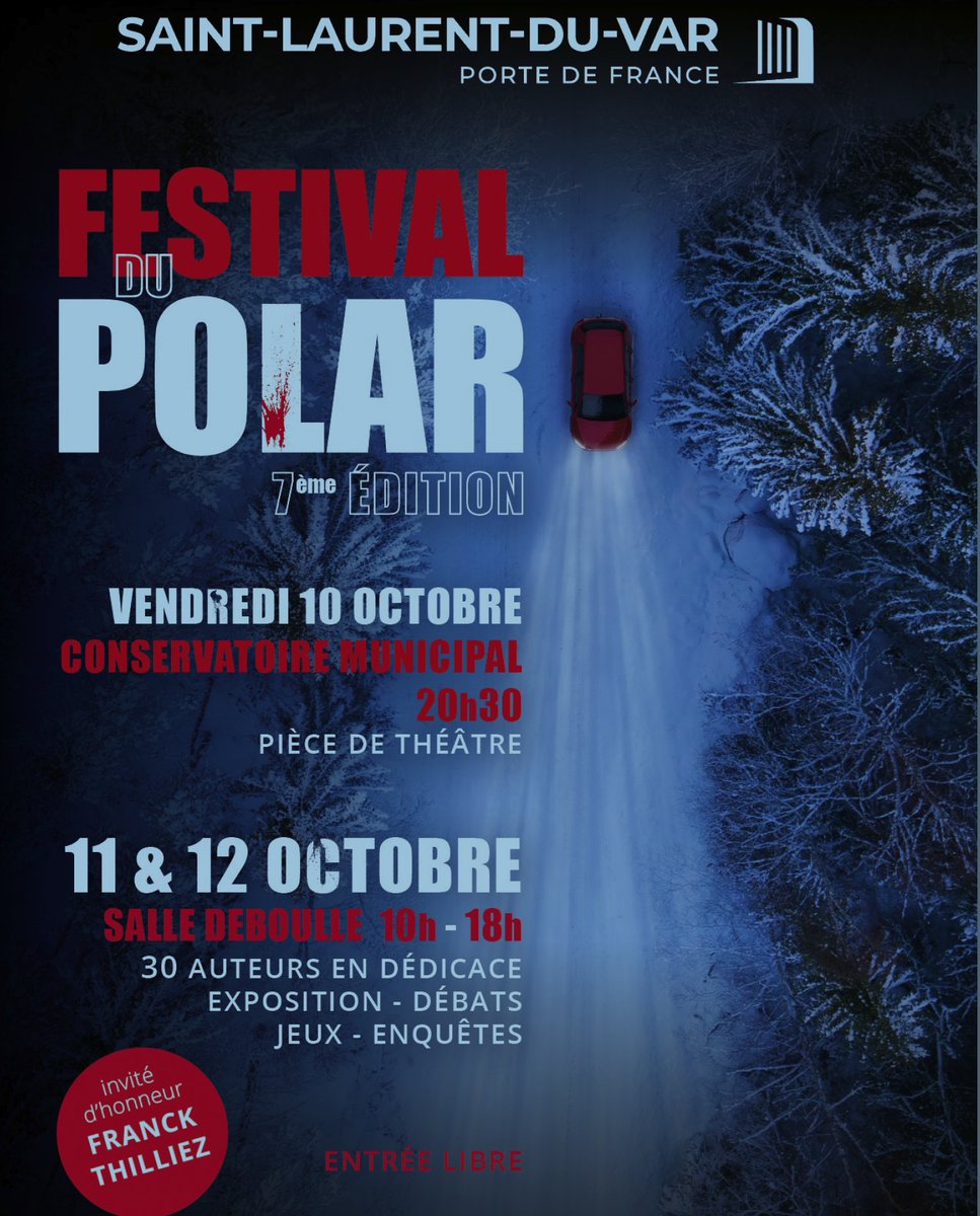 Je vous y attends ce week-end pour de magnifiques rencontres-dédicaces ! A bientôt.
 #CotedAzurFrance #polars #salondupolar #polarsnicois #polarscotedazur #editionsgilletta