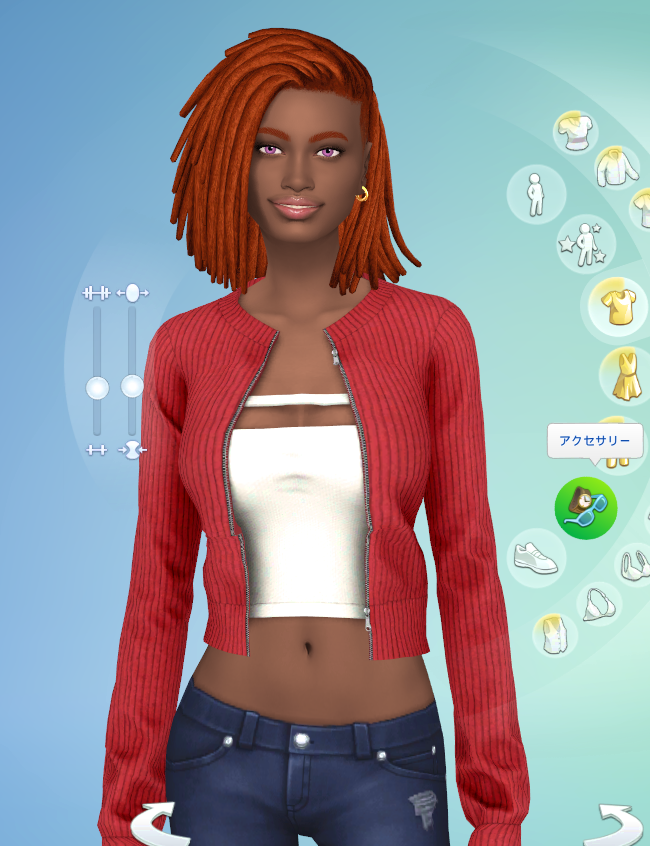 お借りしました、ありがとうございます。パープル綺麗だな　私が好きな女子をたくさん作っています