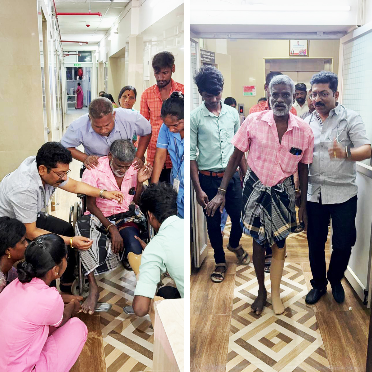 DrPSaravananMD's tweet image. மதுரையை சேர்ந்த திரு.முருகன் என்பவருக்கு எங்களது சூர்யா தொண்டு நிறுவனத்தின் மூலம் இலவச செயற்கைக்கால் (Artificial Limb) இன்று (06.10.2025) வழங்கினோம்.

#SuryaTrust