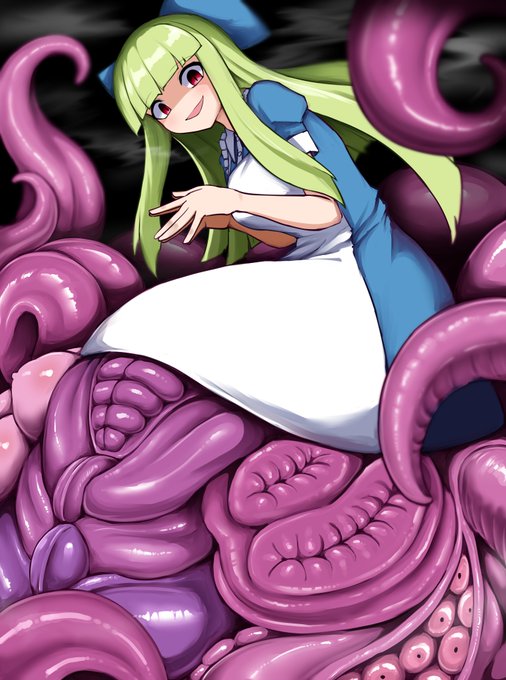 黒のアリス(Skeb) 