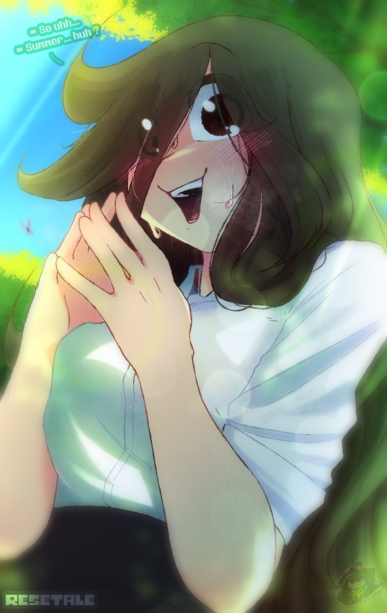 had this in the folder for a lil while
you can have it (even tho we're in october.)

(i was testing a brush)

#RESETALE