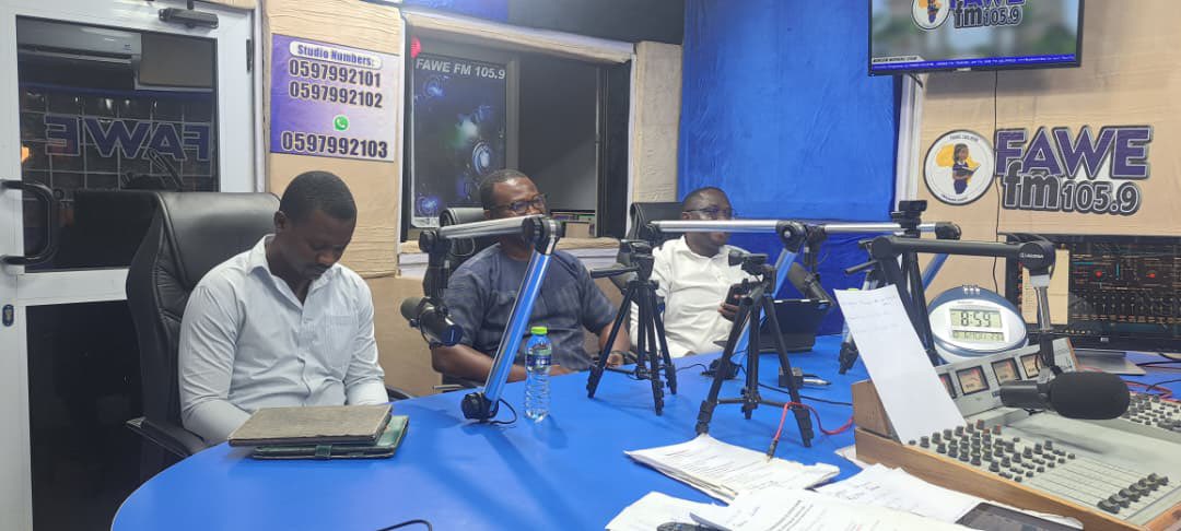 epa_koforidua's tweet image. As part of Client Service Week, the EPA Nsawam District Office visited FAWE FM to educate the community on protecting the environment and promoting a cleaner, healthier Ghana. 💚🌍

#EPAEasternRegion
#ClientServiceWeek 
#ClimateAction