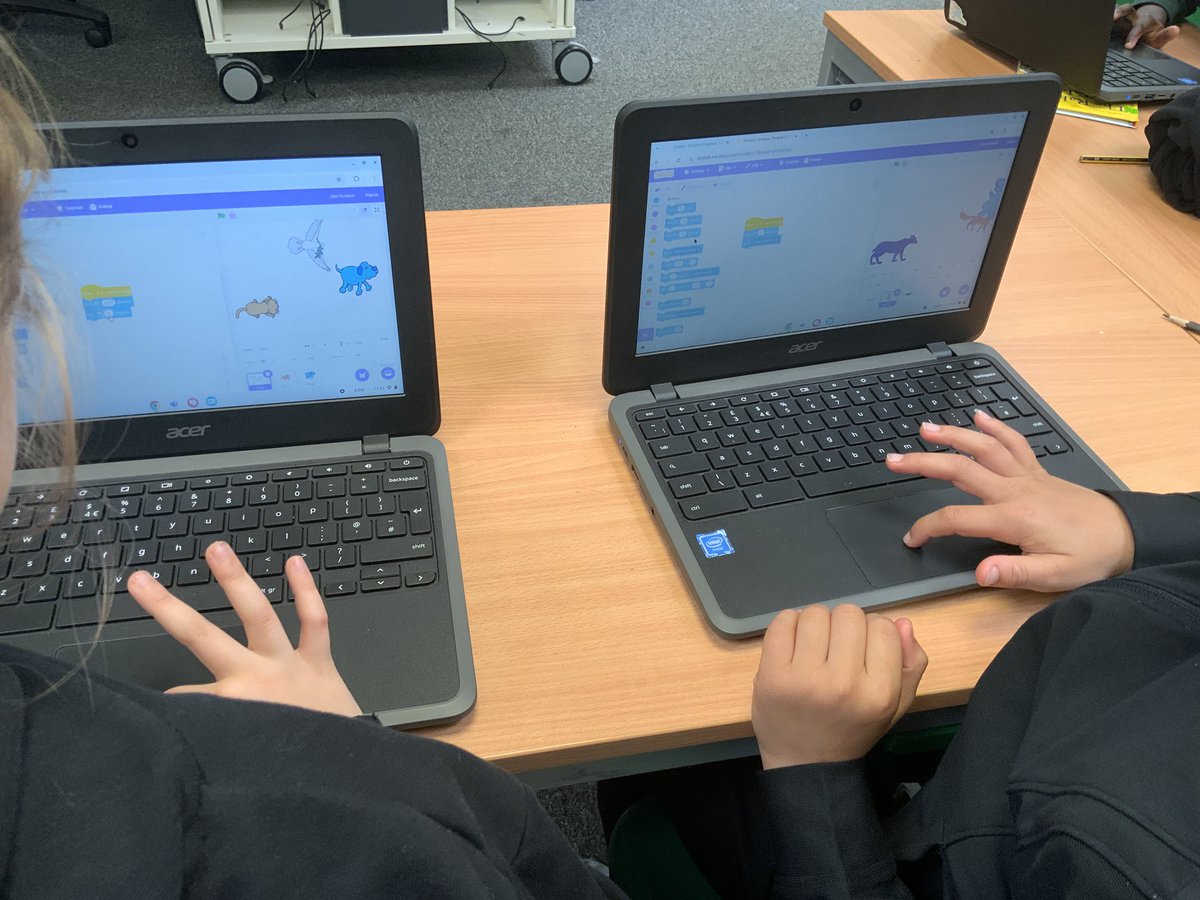 Starting the week off <a href="/StPeters_Pri/">St Peter's Catholic Primary School</a> with year 3, supporting them with their first steps in using <a href="/scratch/">Scratch Team</a>