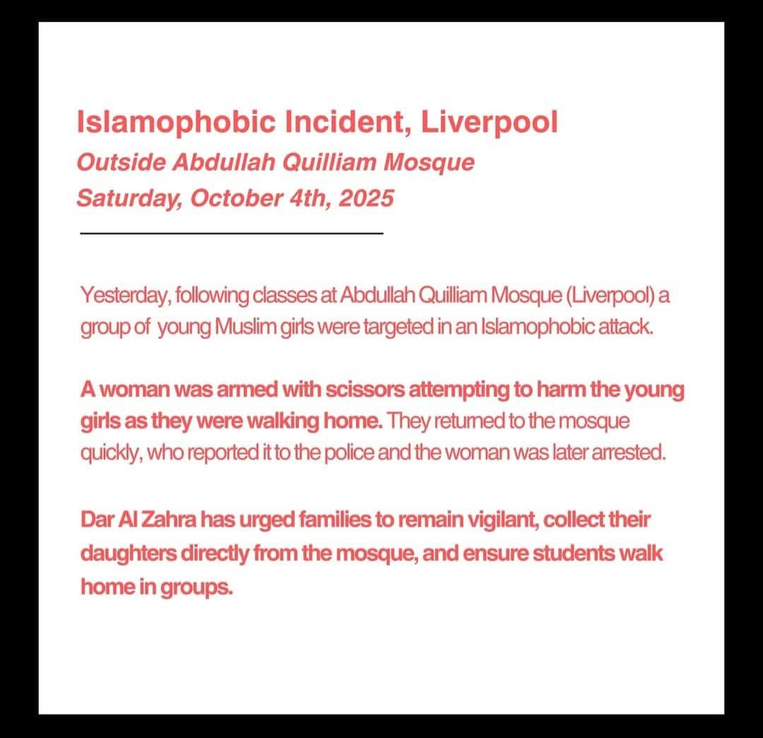 MuslimCouncil's tweet photo. Over the weekend, a mosque was set ablaze, another was target of vandalism and young Muslim girls were targeted by someone with scissors.
This is the inevitable result of collective demonising an entire faith, a movement or an ethnicity.
It needs to end. https://t.co/rugnYuBf3G