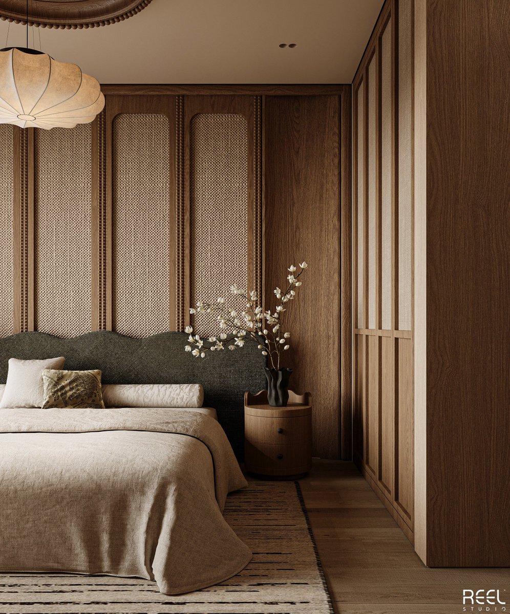 ReelStudioDes's tweet image. &quot;Where design becomes emotion&quot;
Master Bedroom for Private Villa in Saudi Arabia
Designed by Real Studio

Project Type: Master Bedroom in KSA

Full project: 
behance.net/gallery/236010…

#DreamDesignDwell #LuxuryBedroom #SaudiDesign #ModernHome #InteriorGoals #HomeDecorInspo