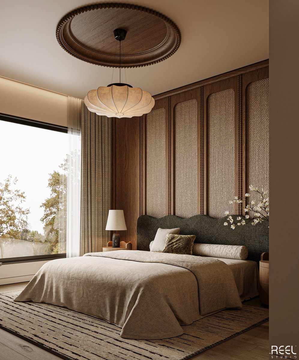ReelStudioDes's tweet image. &quot;Where design becomes emotion&quot;
Master Bedroom for Private Villa in Saudi Arabia
Designed by Real Studio

Project Type: Master Bedroom in KSA

Full project: 
behance.net/gallery/236010…

#DreamDesignDwell #LuxuryBedroom #SaudiDesign #ModernHome #InteriorGoals #HomeDecorInspo