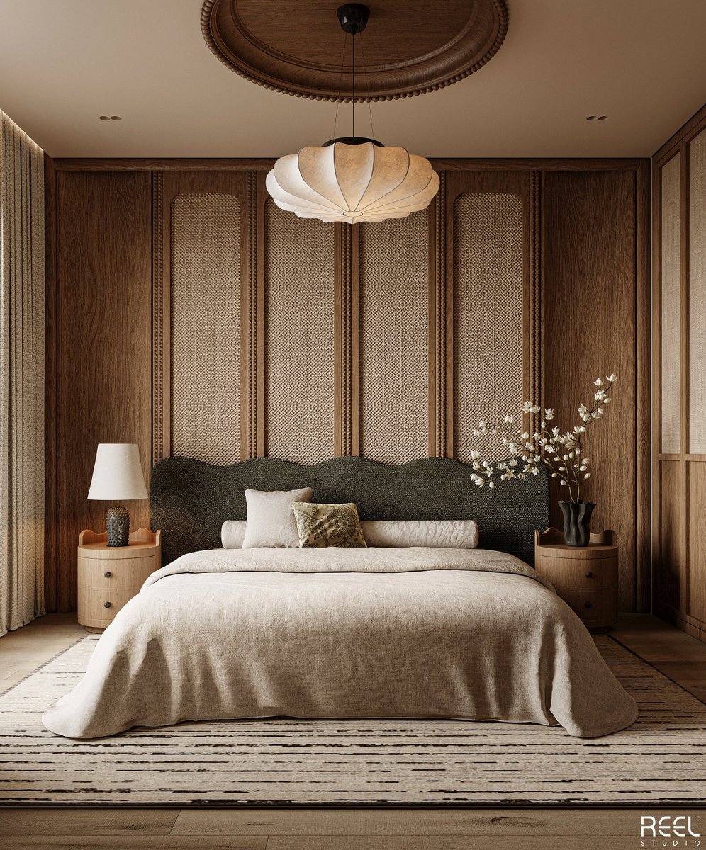 ReelStudioDes's tweet image. &quot;Where design becomes emotion&quot;
Master Bedroom for Private Villa in Saudi Arabia
Designed by Real Studio

Project Type: Master Bedroom in KSA

Full project: 
behance.net/gallery/236010…

#DreamDesignDwell #LuxuryBedroom #SaudiDesign #ModernHome #InteriorGoals #HomeDecorInspo