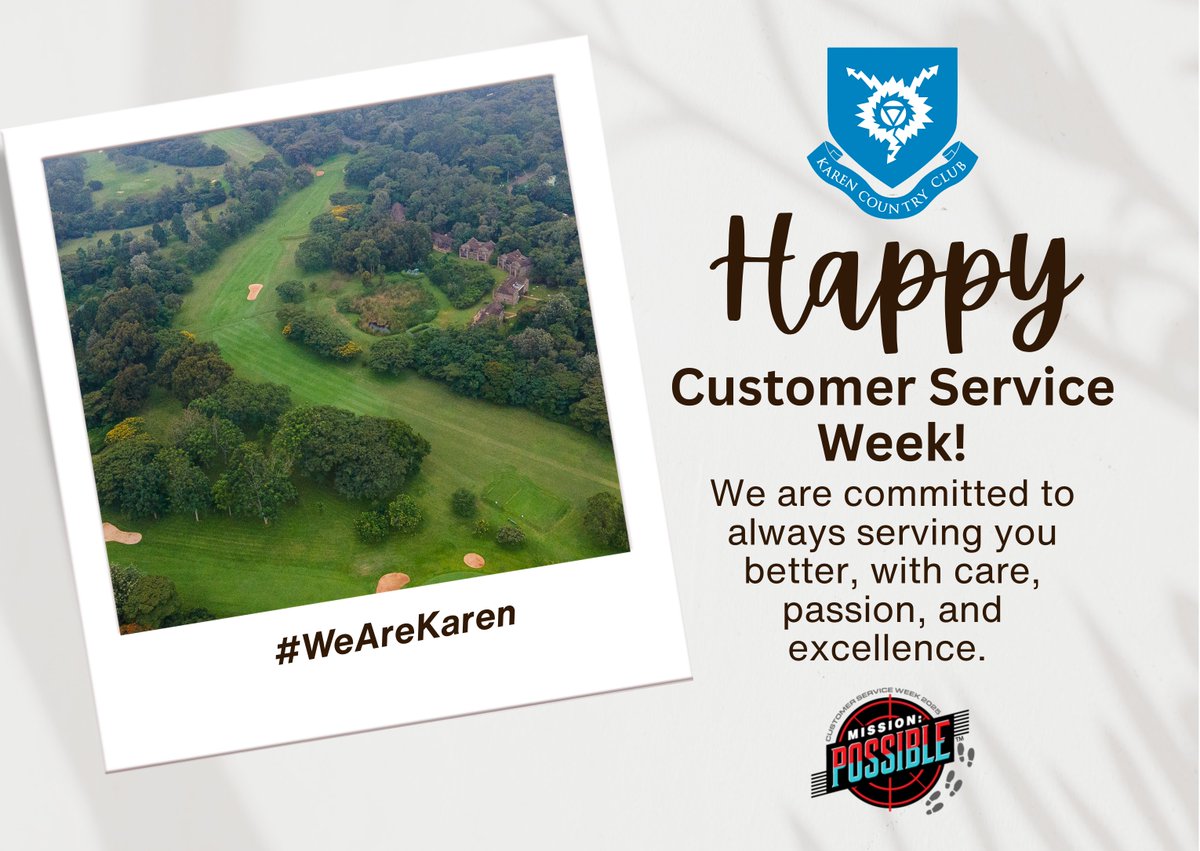 It’s Customer Service Week! Tell us in the comments — which staff member always brightens your day at the Club? 🌞
Let’s give them their flowers 💐 
#HappyCustomerServiceWeek #MissionPossible #WeAreKaren