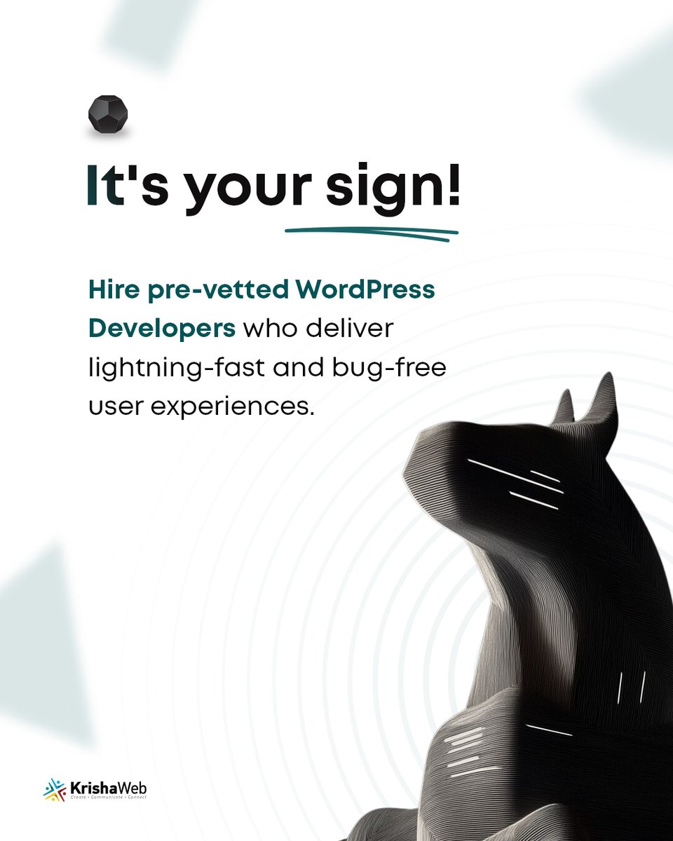KrishaWeb's tweet image. Don’t compromise on your website experience.
Hire #WordPress Developers who are pre-vetted, skilled, and obsessed with quality.
👉 Know more: krishaweb.com/wordpress-deve…
#WordPressMigration #DigitalTransformation #ResponsiveWebsite #WordPressWebsite #WordpressDevelopment #KrishaWeb