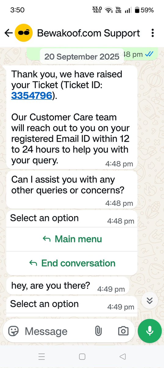 Deotirth's tweet photo. @bewakoof My return order is still showing “In Transit”. My wallet balance is blocked and unusable. I’ve raised 3–4 tickets already, yet no response. It has passed 2 months. https://t.co/NM95qogVHd