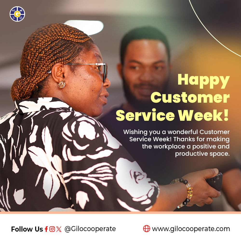 gilocooperate's tweet photo. Happy Customer Service Week! Thank you for being part of our story🥰❤
#HappyCustomerServiceWeek #gilocooperate https://t.co/ZNZvbqxF8E