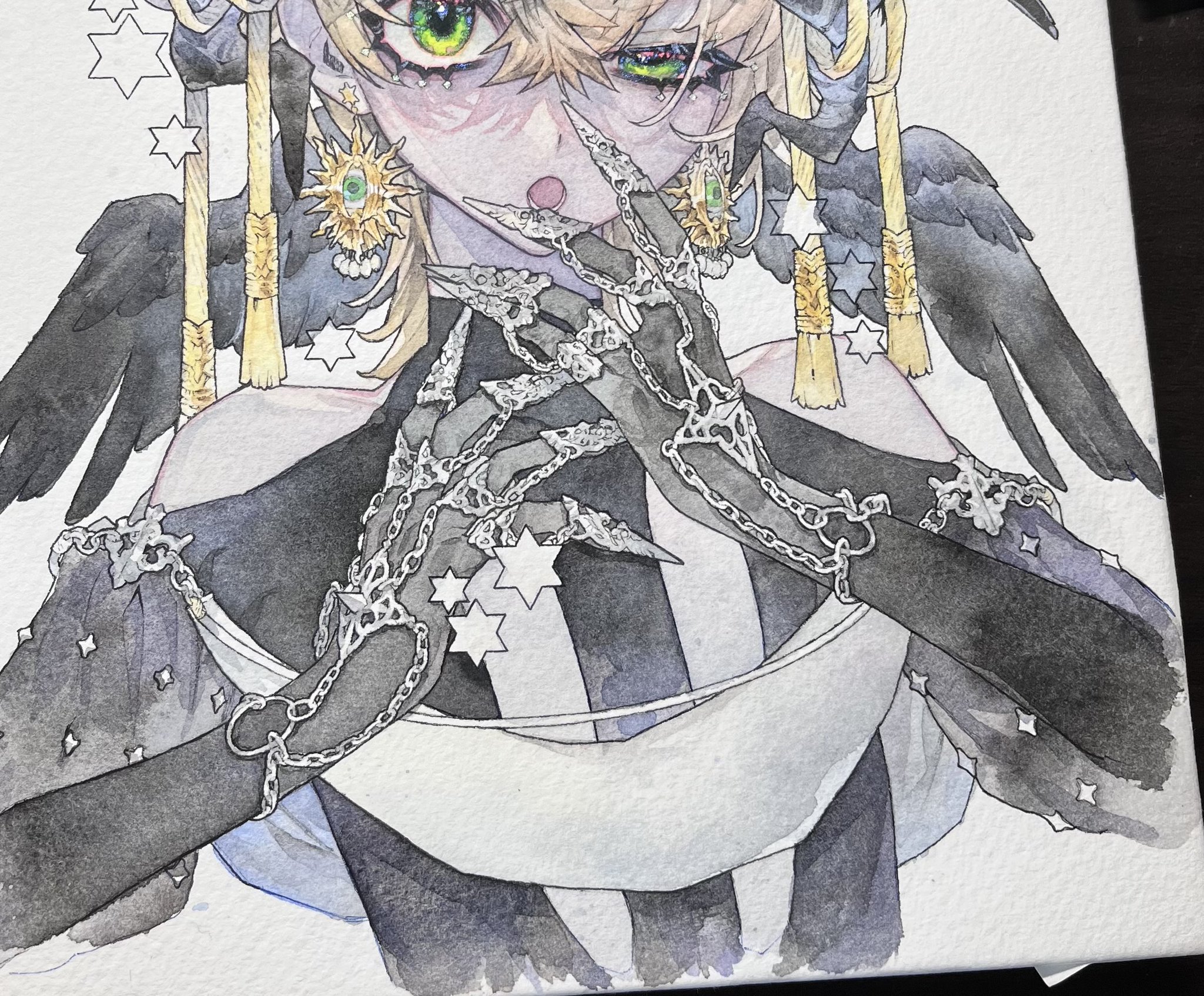 青が散る様ヴィンテージ大きな瞳や繊細に描かれた花模様の前掛けが美しい張子の招き猫 時雨 on X: 