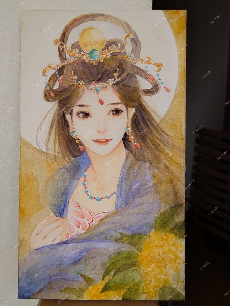中秋の名月と嫦娥と金木犀
