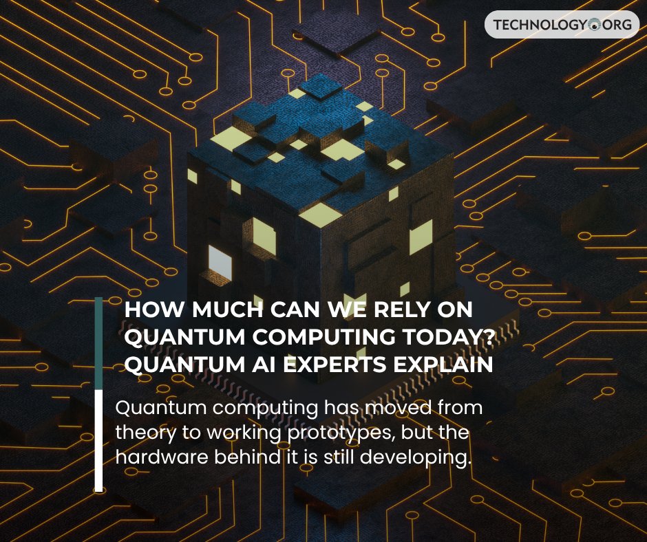 TechnologyOrg's tweet image. Is quantum computing ready for prime time?

Experts say not quite. Current quantum systems have serious error issues and aren’t dependable for many real-world tasks yet.

Full article: technology.org/2025/10/06/how…

#Quantum #Physics #AI #Tech #TechNews #Technology #Future