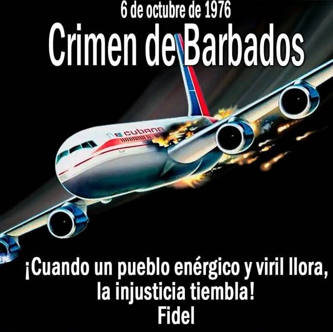 A 49 años del criminal sabotaje #CubaNoOlvida y #CubaViveEnSuHistoria.
