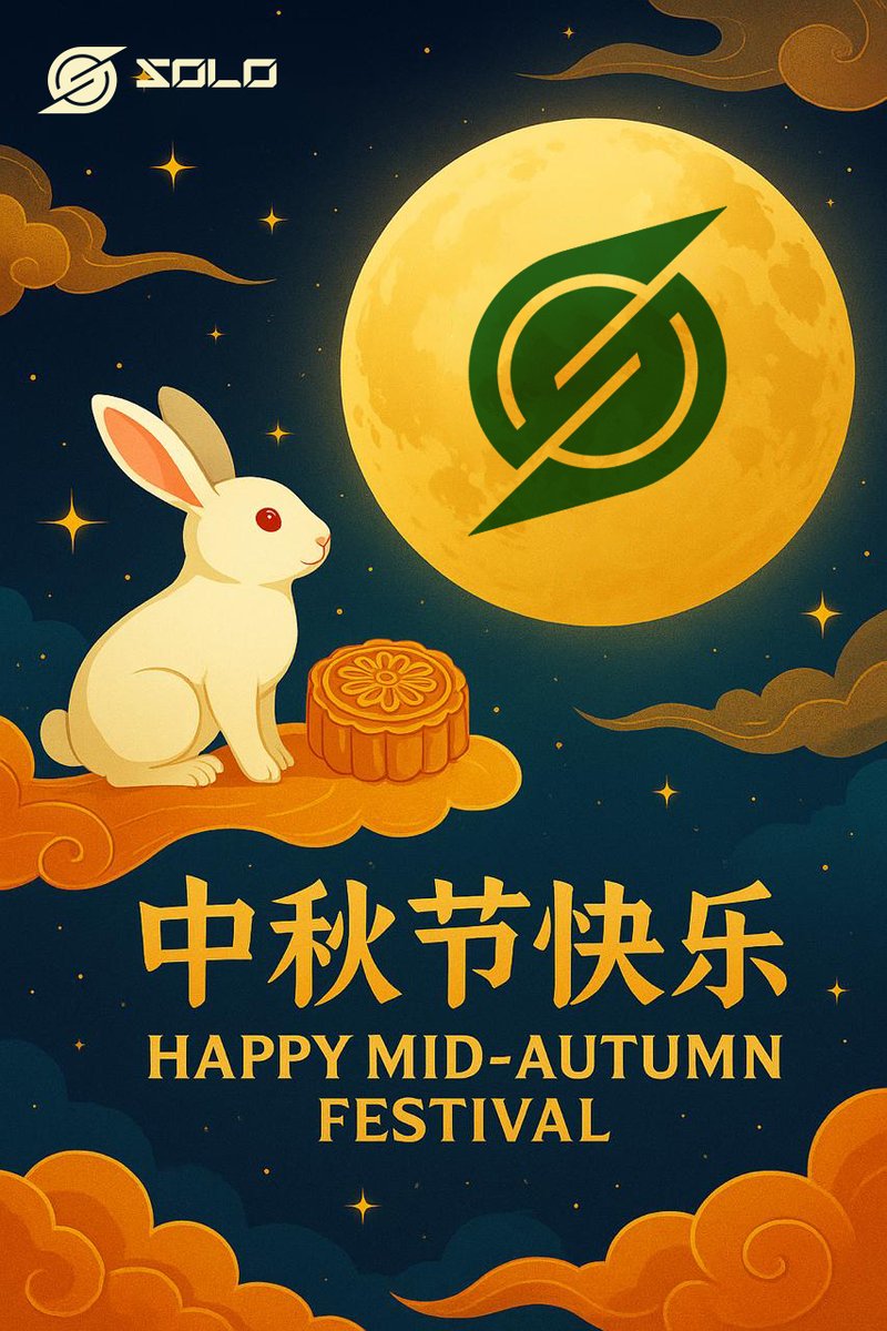 🌕 As the full moon shines, may your portfolio glow too.
This Mid-Autumn Festival, SOLO celebrates connection, abundance, and growth —together under one moon. 🌙

💎 May your wealth be as full as the moon tonight!
