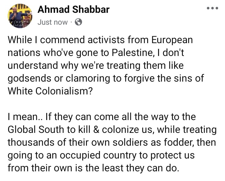 I am by no means a fanatic, but excuse me if I don't worship the white.