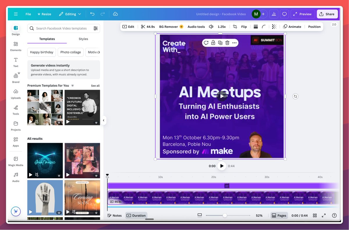 mattdotroberts's tweet image. As a total noob at design and also video creation i&apos;m still bullish on @canva 

anyone with me or is Veed, Capcut or whatever as easy to use?