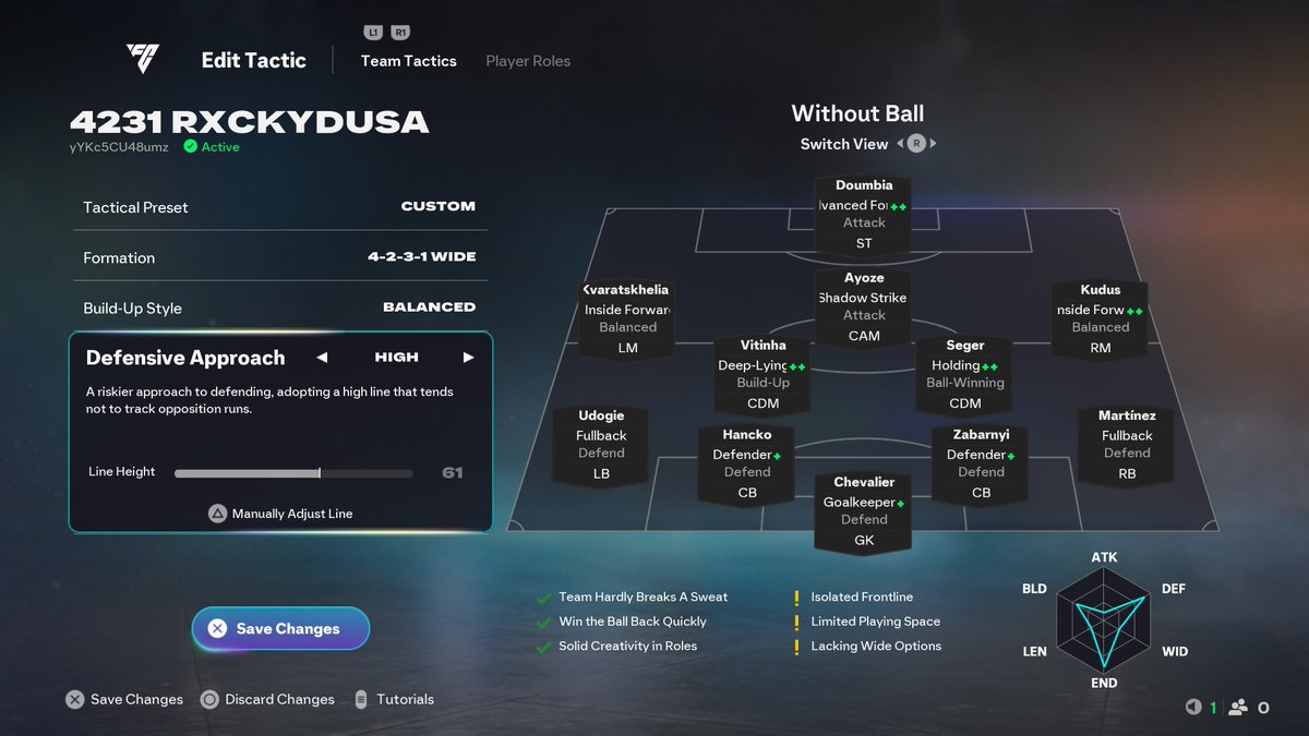 rxckydusa's tweet photo. My 4411 &amp; 4231(2) Tactics I used to get 15-0 in Weekend League / Elite Division 💫

I do prefer 4411, I trigger my Fullbacks/CMs alot.

If you have any questions, just ask them down below.

FC26 just started, still learning myself 🤝 https://t.co/kLF4YYI4MD