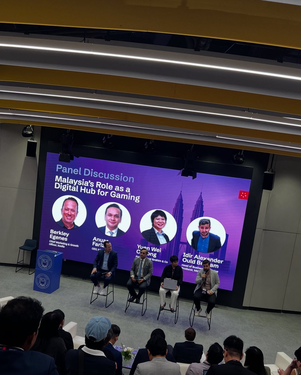 🎮 Our Executive Producer @idiralex Idir Alexander Ould Braham joins the panel “Malaysia’s Role as a Digital Hub for Gaming” at Xsolla Family Office Connect Malaysia 2025, held today at Xsolla Curine Academy.

Huge thanks to @xsolla for having us! 🙌🏻

#Metronomik #NSR2 #mdec