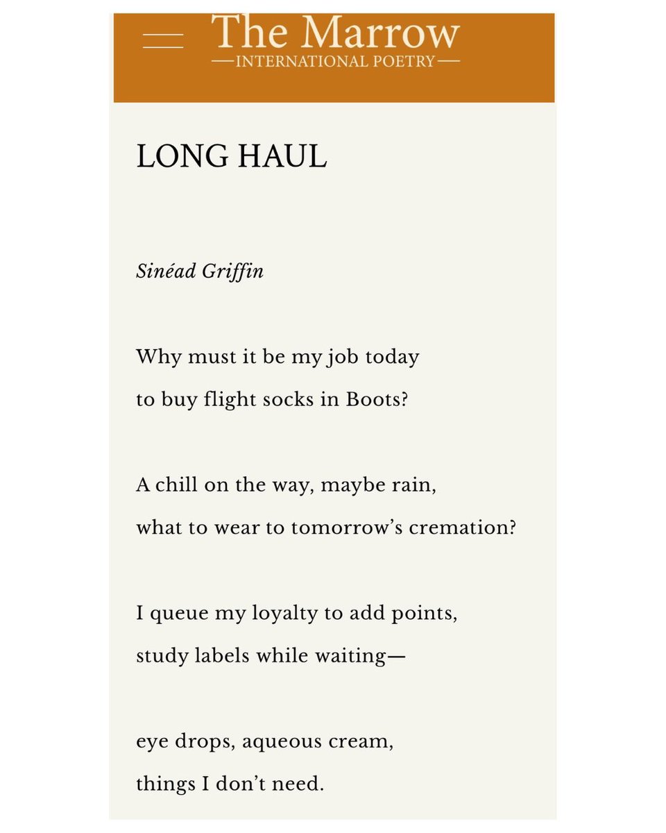 Loving Issue 5 of <a href="/themarrowpoetry/">The Marrow International Poetry</a> with gratitude to the editors for including my poem themarrowpoetry.com/issue-five/lon…