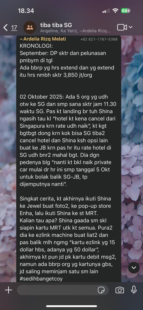 myderalc_sim's tweet photo. KRONOLOGINYA PENIPUAN SI SHINA SHINA ANJ INI https://t.co/MmB0bpZACE