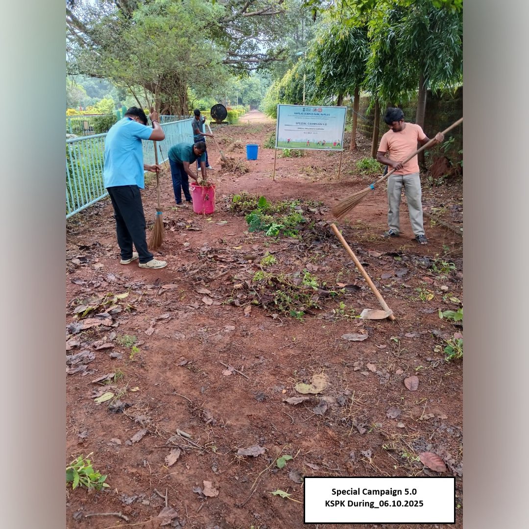 FunScienceDkl's tweet image. As a part of #SpecialCampaign5: @FunScienceDkl
, a unit of @ncsmgoi, @MinOfCultureGoI organised Special Cleanliness Drive at Kapilas Science Park, Kapilas today. #kapilas #SwachhBharatAbhiyan #SwachhBharat #swachhbharatmission #dhenkanal