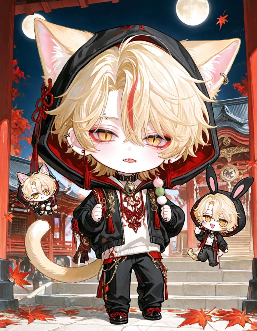 アッシュくんのお月見🥰
可愛いすぎだろー❣️❣️❣️←親バカ
猫耳とうさ耳共存ムズ過ぎたぜ...👉👈🥺