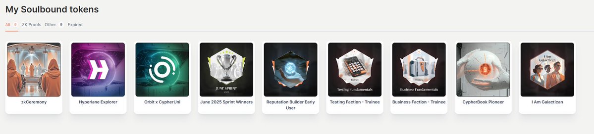 Hanax84's tweet image. Here are my top 3 favorite features with CypherBook 👇
1️⃣ Soulbound Identity — your reputation, truly yours. 🧬
2️⃣ Merit Rewards — earn $GNET for every contribution. 💰
3️⃣ zkKYC — verify without giving up privacy. 🔐

#CypherBook #GNET @GNET_University