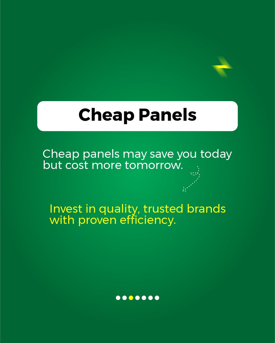 360greenie's tweet image. Thinking of going solar? Avoid these 5 common mistakes 👇

1. Wrong system size

2. Cheap panels 😬

3. Ignoring batteries

4. Poor installation

5. No warranty

At 360Greenie, we help you shine smart — not struggle later. 🌞
#SolarTips #360GreenieExplains #GoSolarNaija