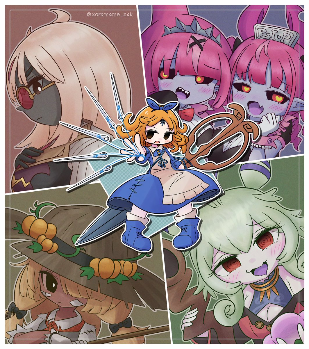 #魔女の庭
#GardenOfWitches
ファンアートを描きました