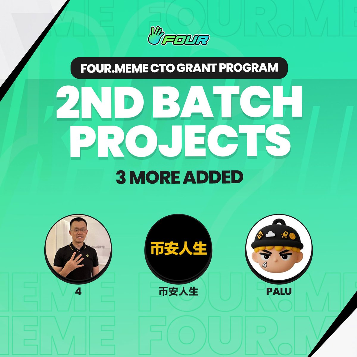 Four.meme CTO Grant Program 第2弾発表